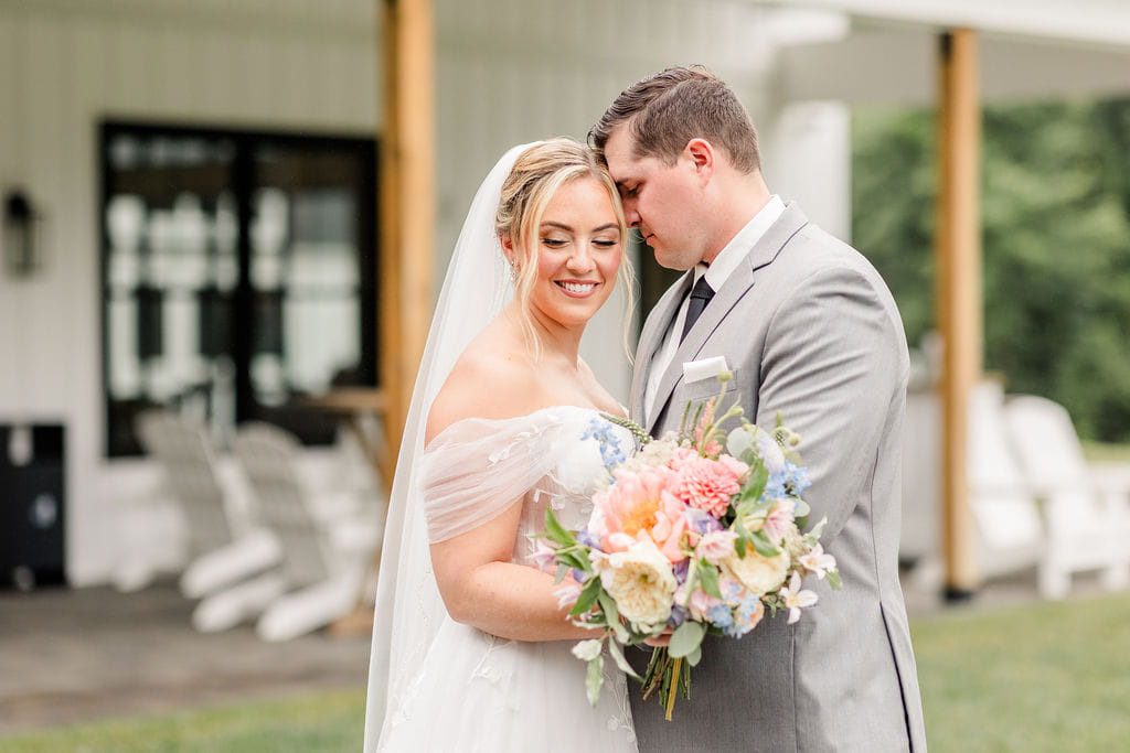 Emily and Cory at Hyla Brook Estate in Derry New Hampshire